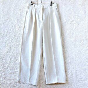 Banablic Pleated Wide Pants White